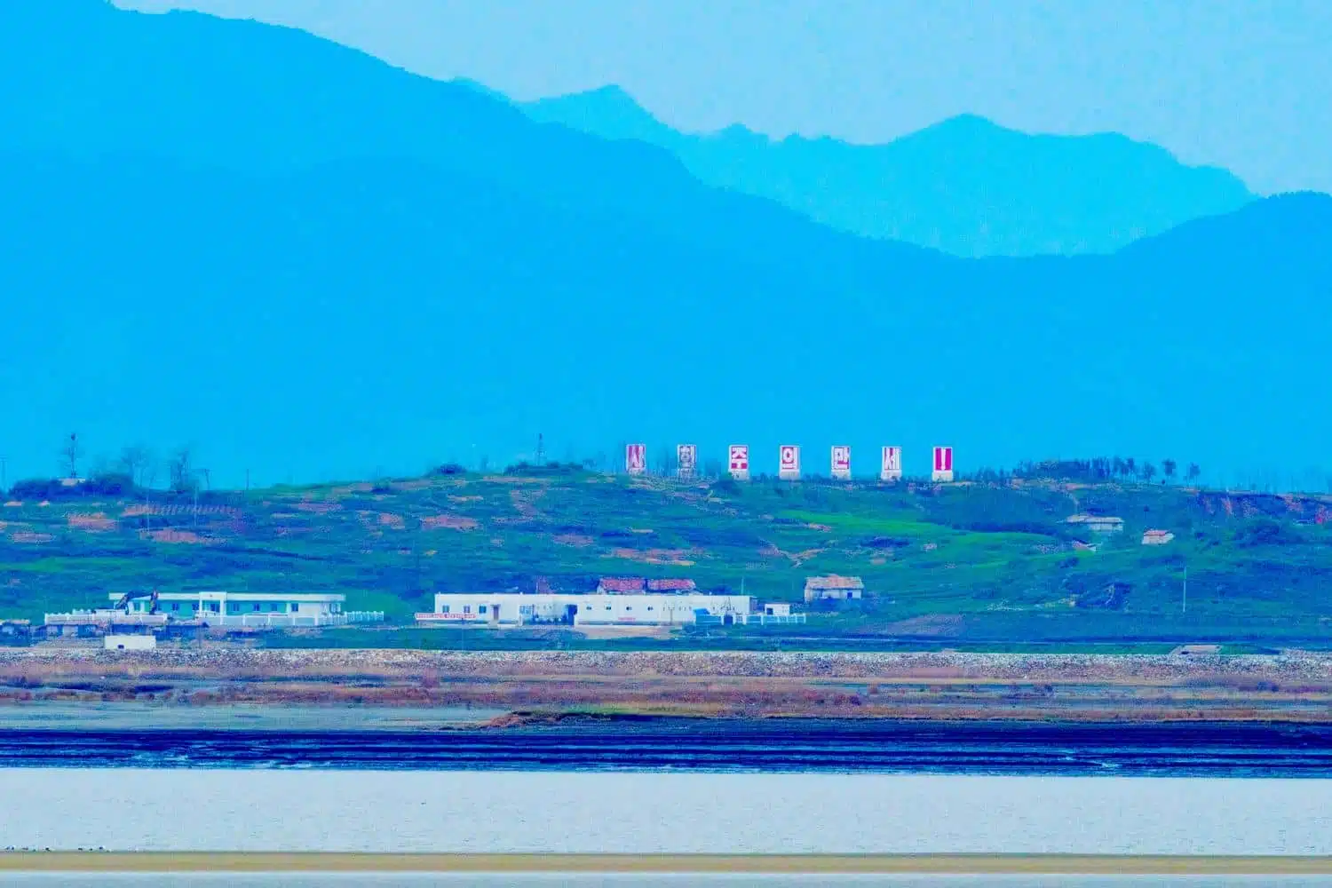 gyodong-island-2025-61 North Korea seen from Gyodong Island.